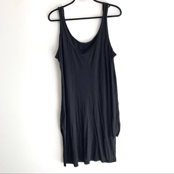 LNA Revolve Fiji Tank Dress High Low Sleeveless Gauze lightweight Black Size XS - Picture 11 of 12
